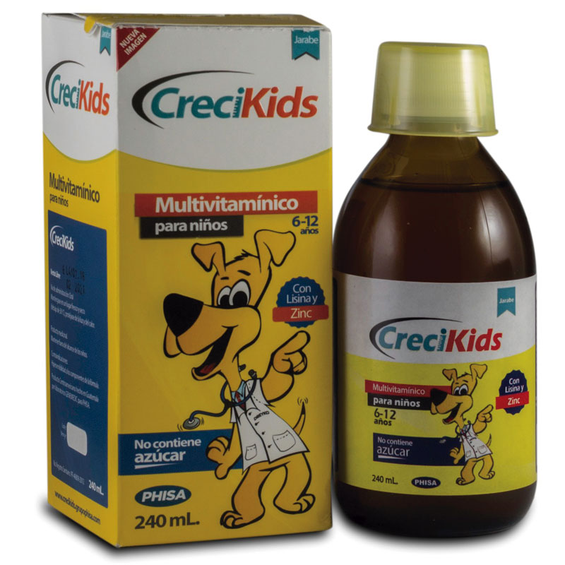 CRECIKIDS (multivitaminicos para niños) *jarabe 240ml  - FARMACIA NUEVO MILENIO