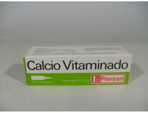 CALCIO VITAMINADO *inyectable IV u oral 5ml - FARMACIA NUEVO MILENIO