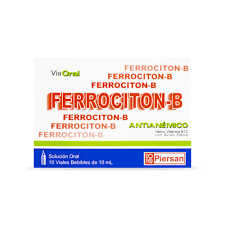 FERROCITION-B  (Antianemico) *Ampollas Bebibles - FARMACIA NUEVO MILENIO