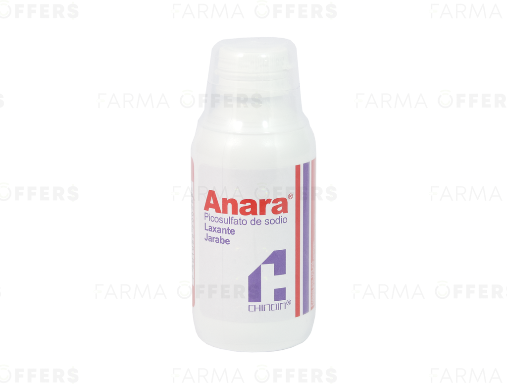 ANARA (picosulfato de sodio, laxante) *jarabe 125ml  - FARMACIA NUEVO MILENIO