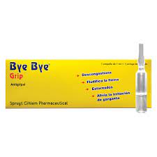 BYE BYE SOLUCIÒN INYECTABLE *1 AMPOLLA - FARMACIA NUEVO MILENIO