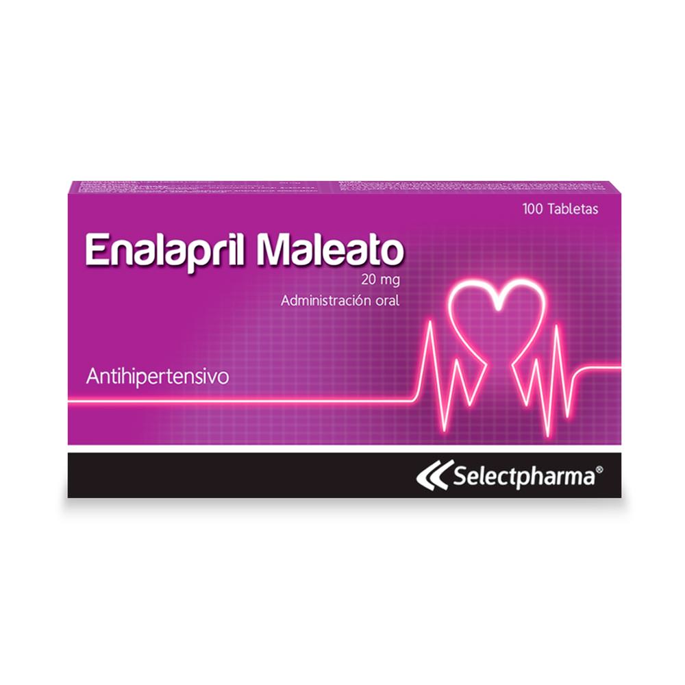 ENALAPRIL MALEATO 20MG *Tabletas  - FARMACIA NUEVO MILENIO