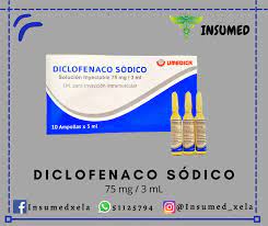 DICLOFENACO SODICO 75MG/3ML. SOLUCIÓN INYECTABLE UMEDICA - FARMACIA NUEVO MILENIO