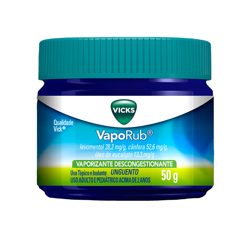 VICK VAPORUB  (alcanfor, mentol, eucalipto) *tarro 50g - FARMACIA NUEVO MILENIO