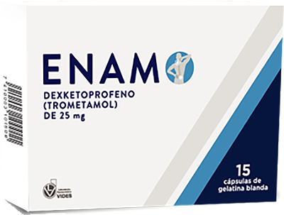 ENAM (Dexketoprofeno Trometamol de 25mg) * 15 Capsulas  - FARMACIA NUEVO MILENIO