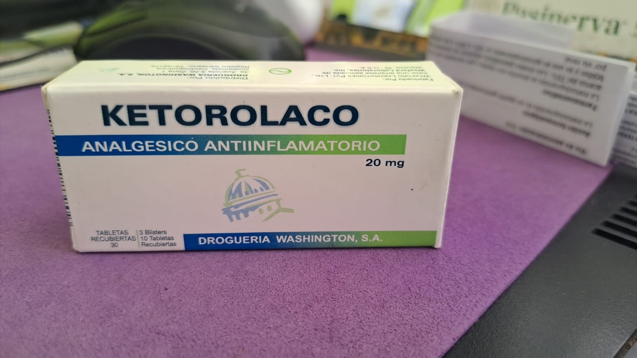 KETOROLACO 20mg (analgesico antiflamatorio) *tabletas  - FARMACIA NUEVO MILENIO