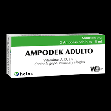 AMPODEK ADULTO (vitaminas A,E,D,C) *ampollas bebibles  - FARMACIA NUEVO MILENIO