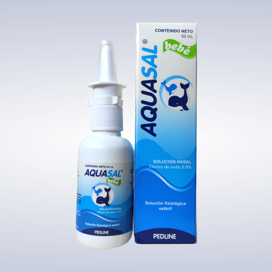 AQUASAL 50ML (solucion nasal/cloruro de sodio 0.9%) *solución fisiológica  - FARMACIA NUEVO MILENIO