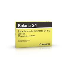 BOLARIA 24 (BETAHISTINA DICLORHIDRATO 24MG) - FARMACIA NUEVO MILENIO