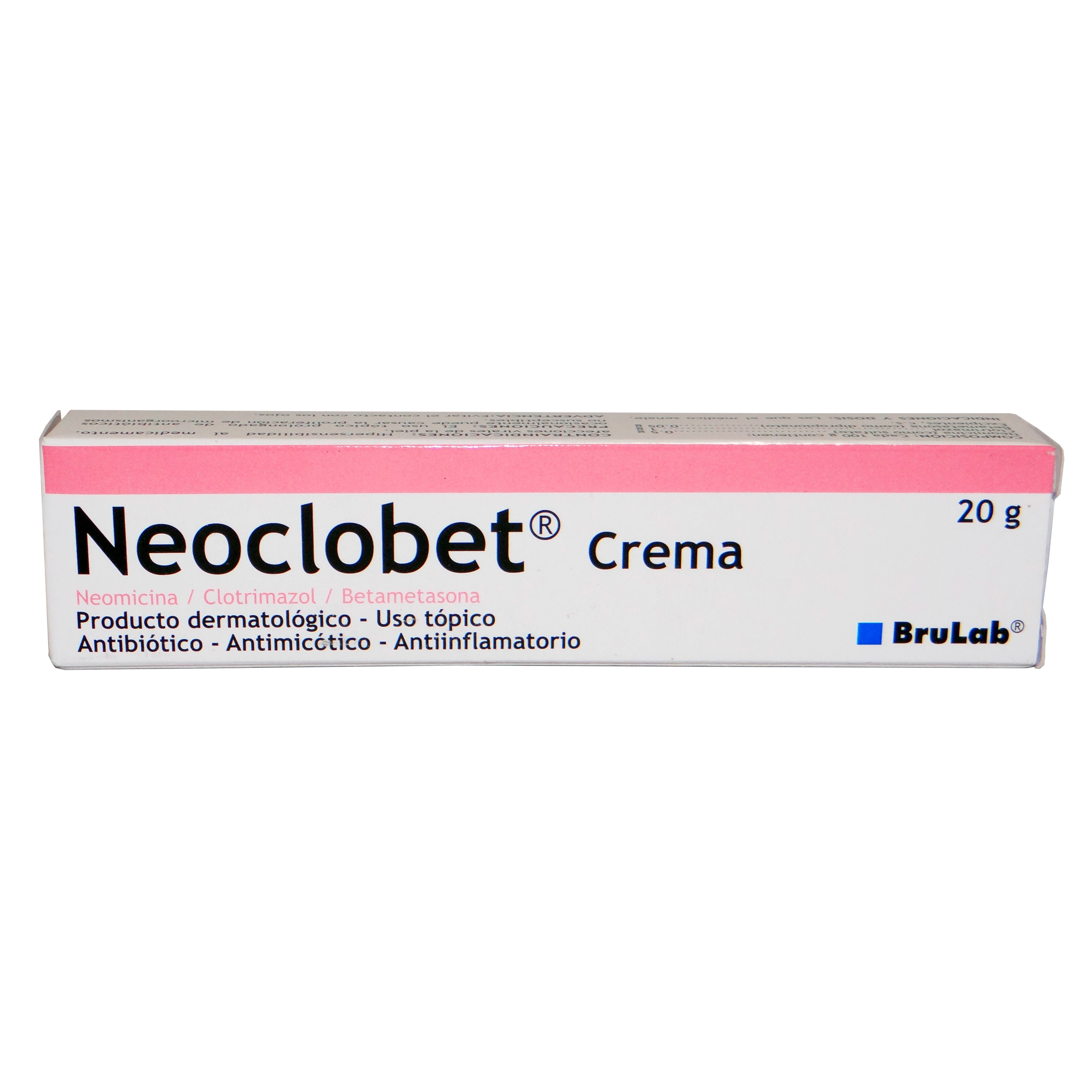 NEOCLOBET 20G (neomicina/clotrimazol/betametasona) *crema  - FARMACIA NUEVO MILENIO