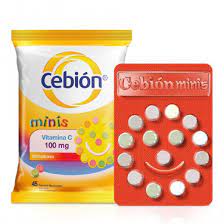 CEBION 100MG (vitamina c) *tabletas masticables  - FARMACIA NUEVO MILENIO