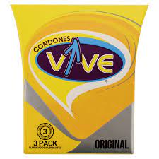 CONDONES VIVE ORIGINAL (3 PACK) - FARMACIA NUEVO MILENIO