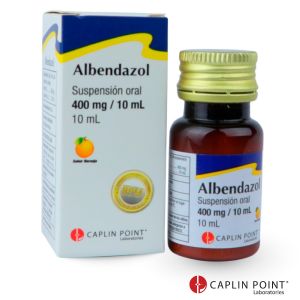 ALBENDAZOL 400mg/10ml *suspension oral 10ml  - FARMACIA NUEVO MILENIO