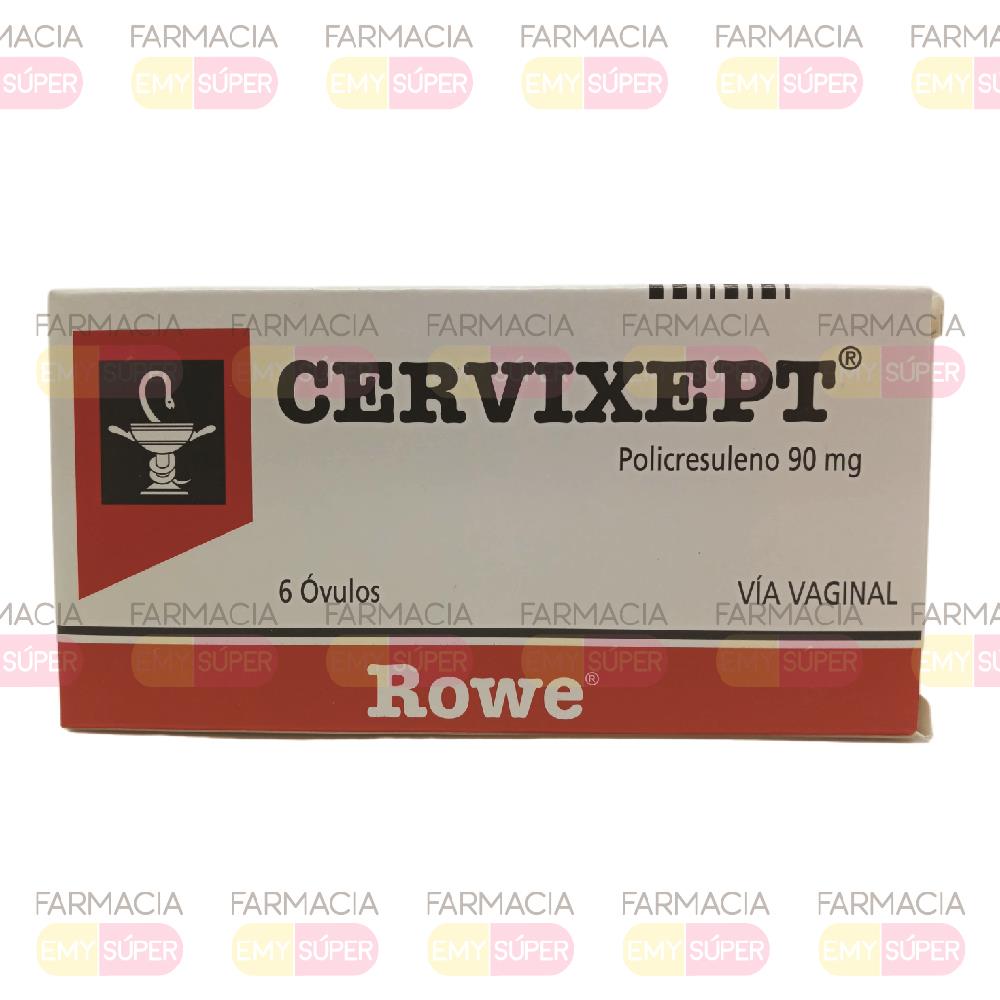 CERVICEPT 90MG (policresuleno) *6 ovulos vaginales  - FARMACIA NUEVO MILENIO
