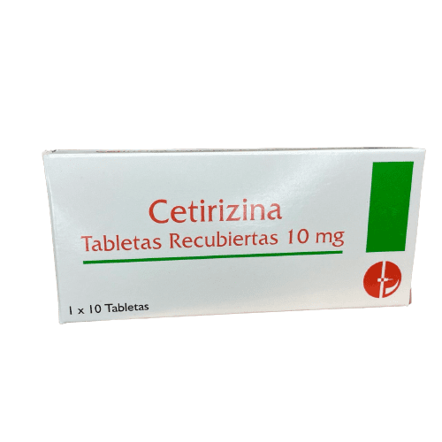 CETIRIZINA 10mg *10 Tabletas  - FARMACIA NUEVO MILENIO