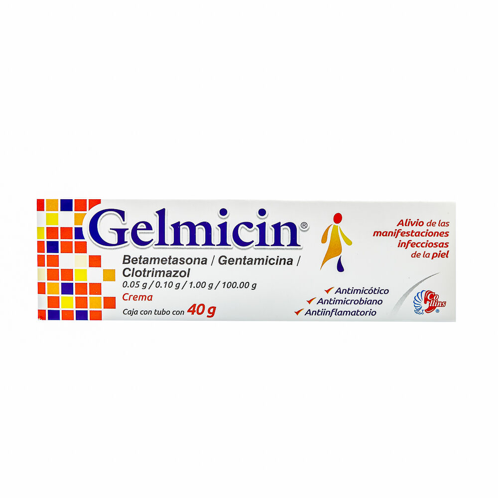 GELMICIN 40G (Betametasona/Gentamicina/Clotrimasol) *Crema - FARMACIA NUEVO MILENIO