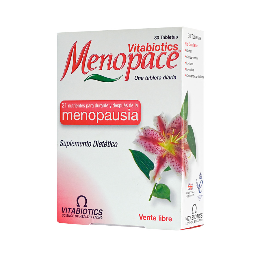 MENOPACE (Menopausia) * 30 Tabletas - FARMACIA NUEVO MILENIO