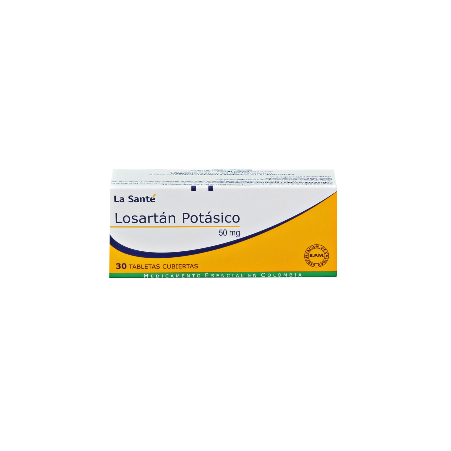 LOSARTÁN POTÁSICO 50MG *Tabletas - FARMACIA NUEVO MILENIO