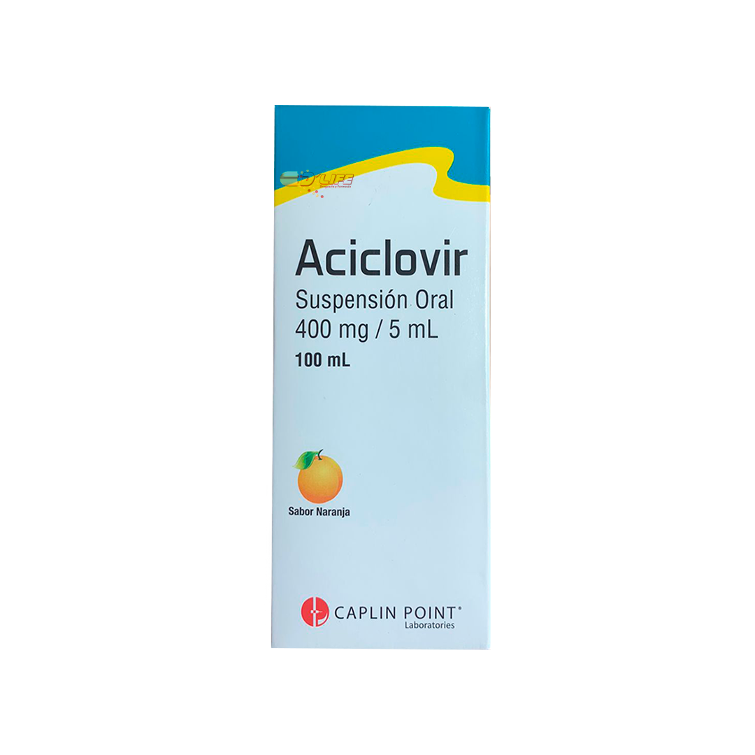 ACICLOVIR 400MG SUSP. X 100ML CAPLIN