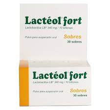 LACTÉOL FORT  (Lactobacillus LB 340mg/10 Billones) *Sobres - FARMACIA NUEVO MILENIO