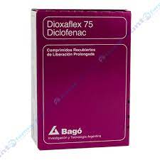 DIOXAFLEX 75 (Diclofenaco Sodico 75mg) * 30 Tabletas - FARMACIA NUEVO MILENIO