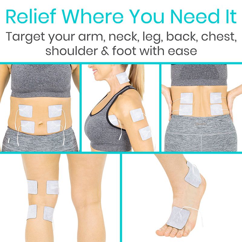 RHB1033FBR-ELECTRODO PARA TENS 2 X 2 PULG VIVE HEALTH (4U) - Proveedora De Salud Total, Sociedad Anonima