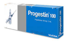 PROGESTIN 100 (Progesterona 100mg/2ml)  *Inyectable - FARMACIA NUEVO MILENIO