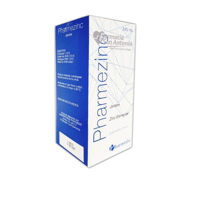 PHARMEZINC JARABE 120ML ZIN ELEMENTAL  - FARMACIA NUEVO MILENIO