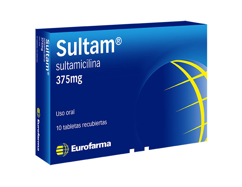 SULTAM (SULTAMICILINA 375MG) *10 TABLETAS RECUBIERTAS  - FARMACIA NUEVO MILENIO