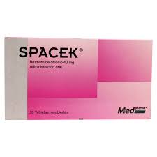 SPACEK (Bromuro de otilonio 40mg)  *30 Tabletas - FARMACIA NUEVO MILENIO
