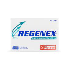 REGENEX (Acido Ursodesoxicolico 250mg)  *50 Capsulas - FARMACIA NUEVO MILENIO