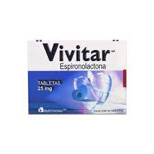 VIVITAR 25MG (espironolactona) *30 Tabletas  - FARMACIA NUEVO MILENIO