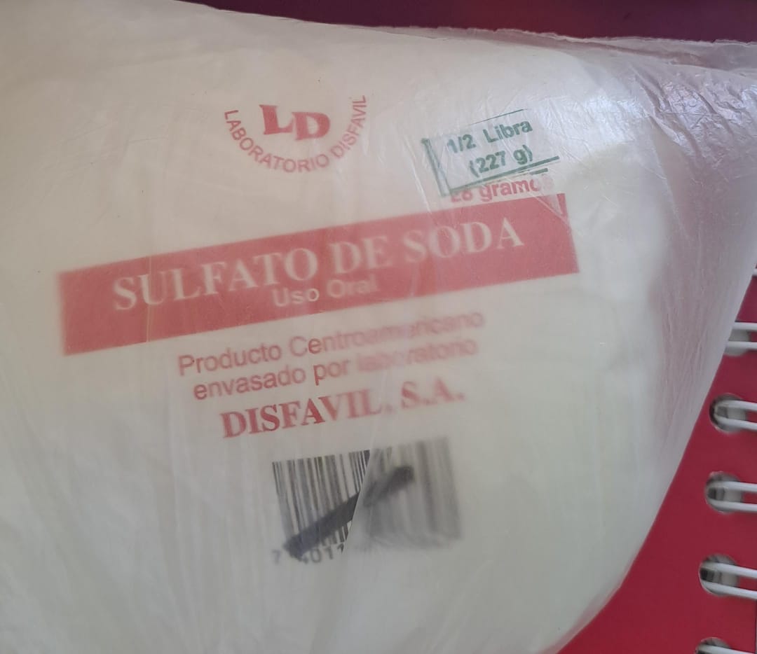 SULFATO DE SODA *media libra  - FARMACIA NUEVO MILENIO