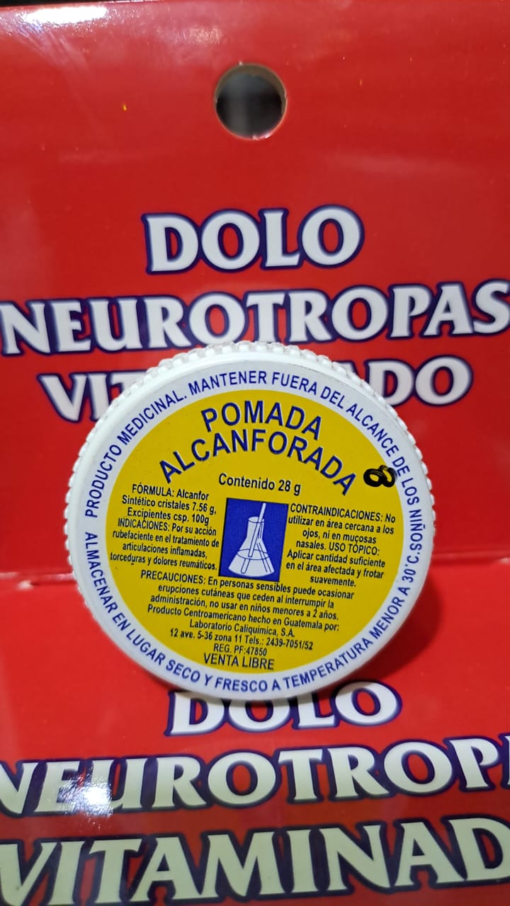 POMADA ALCANFORADA 28G *pomada  - FARMACIA NUEVO MILENIO