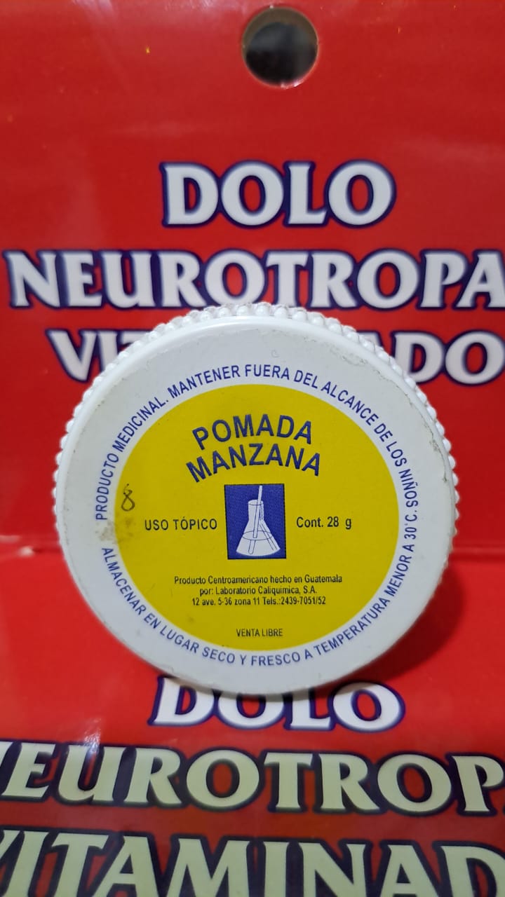 POMADA DE MANZANA 28G *uso tópico  - FARMACIA NUEVO MILENIO