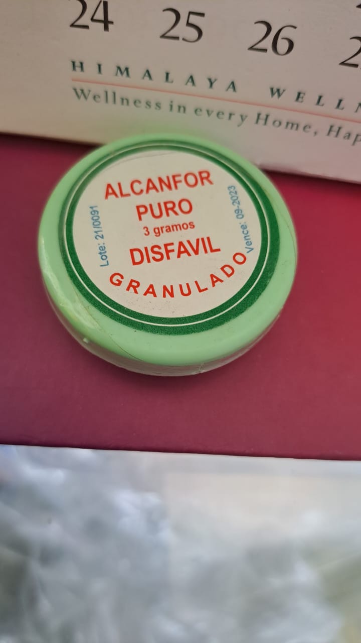 ALCANFOR PURO 3GRAMOS  - FARMACIA NUEVO MILENIO