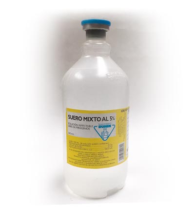 SUERO MIXTO AL 5% 1000ML (SOLUCION INYECTABLE, LIBRE DE PIROGENOS) - FARMACIA NUEVO MILENIO