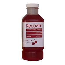 RECOVER SOLUCION ELECTROLITICA ORAL 500ML SABOR CEREZA  - FARMACIA NUEVO MILENIO