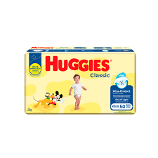 HUGGIES CLASSIC PAÑALES DESECHABLES XG/4   *Paquete de 50 pañales - FARMACIA NUEVO MILENIO