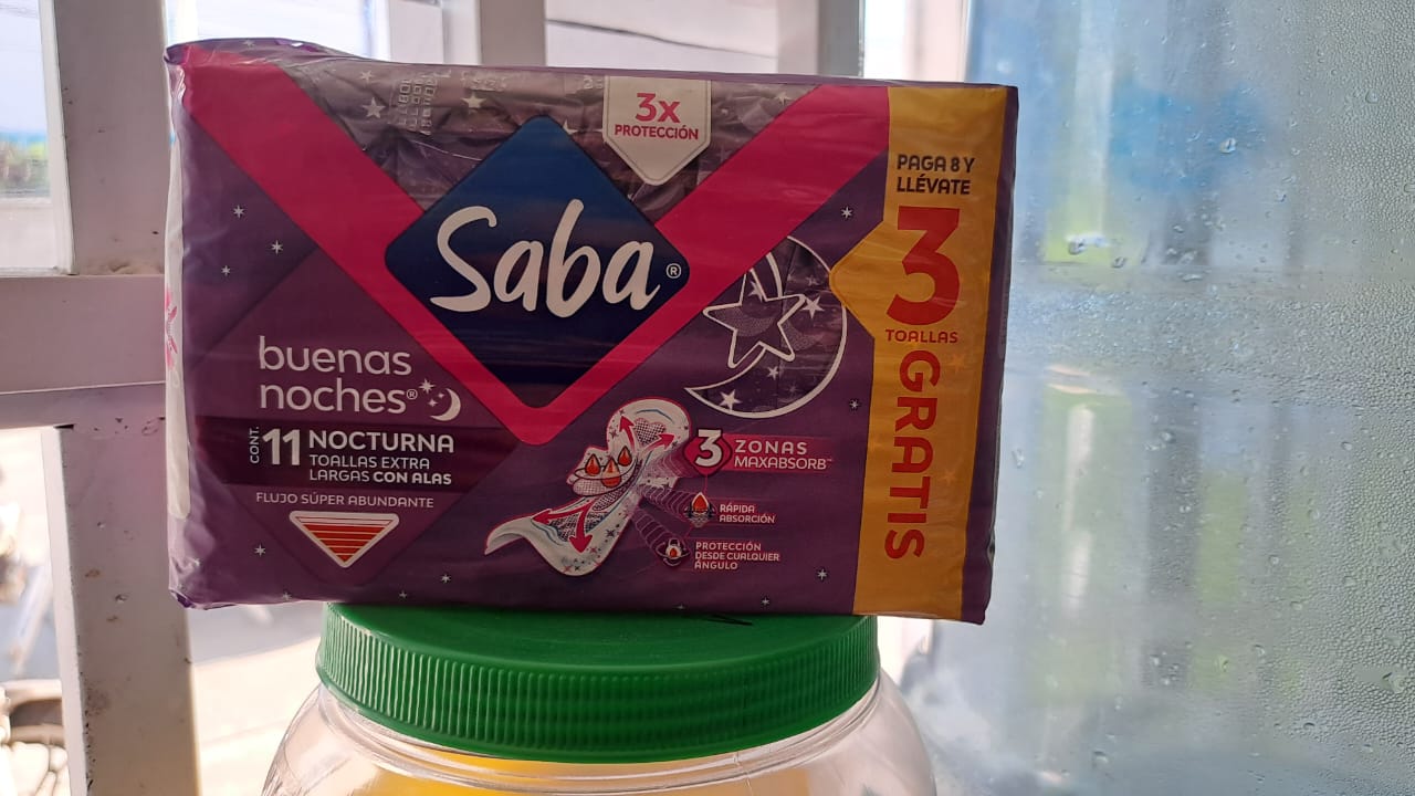 SABA BUENAS NOCHES TOALLAS EXTRA LARGAS CON ALAS *11 - FARMACIA NUEVO MILENIO