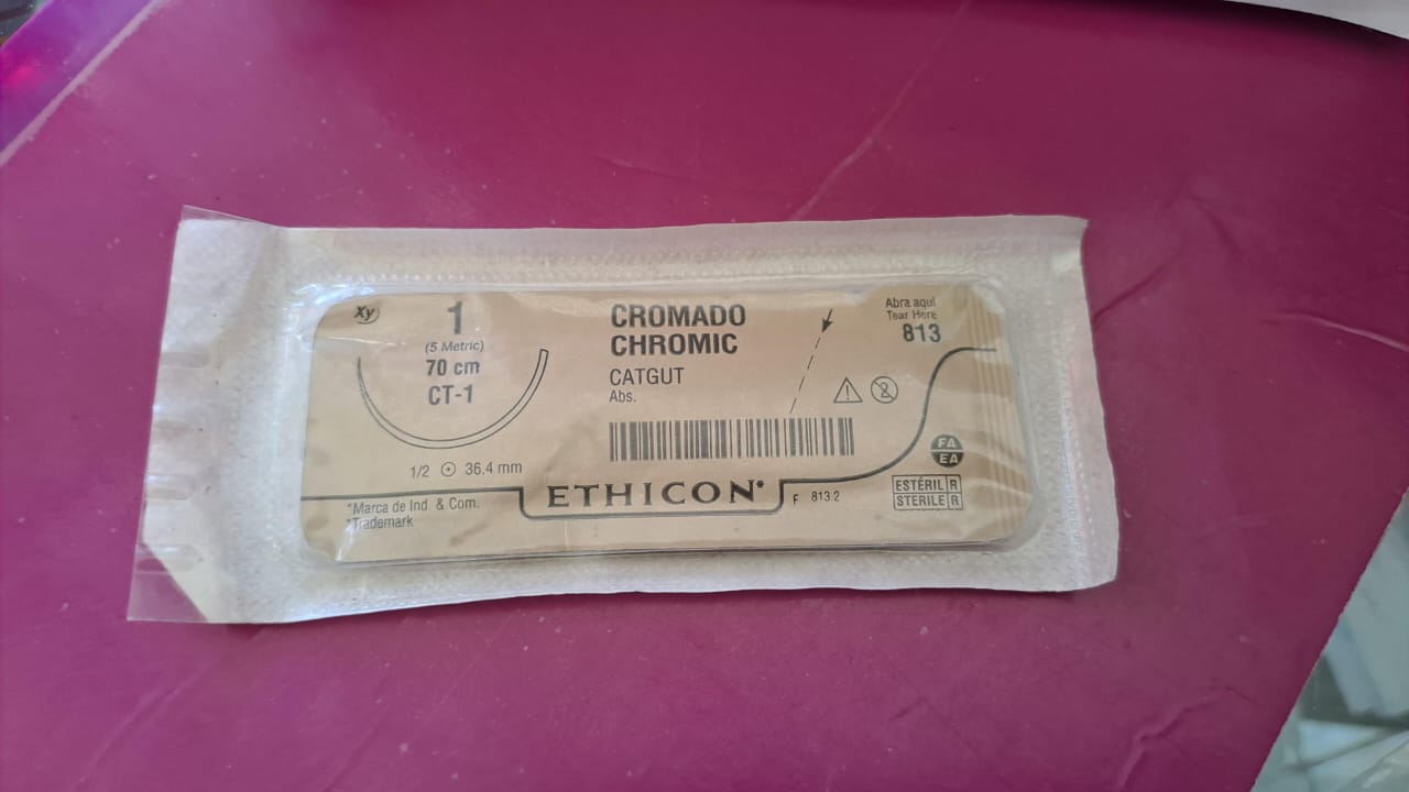 HILO PARA SUTURA CROMICO #1 - FARMACIA NUEVO MILENIO