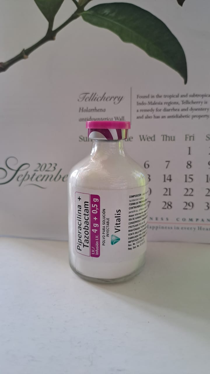 PIPERACILINA+TAZOBACTAM I.V. 4g/0,5g  *Inyectable - FARMACIA NUEVO MILENIO