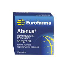 ATENUA 50mg/2ml (dexketoprofeno) *solución inyectable  - FARMACIA NUEVO MILENIO