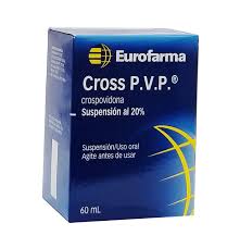 CROOS P.V.P CROSPOVIDONA SUSPENSIÒN ORAL 20% 60ML - FARMACIA NUEVO MILENIO