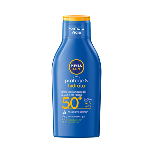 NIVEA SUN (hidratacion prolongada con pantenol 50+) *protector solar 200ml  - FARMACIA NUEVO MILENIO