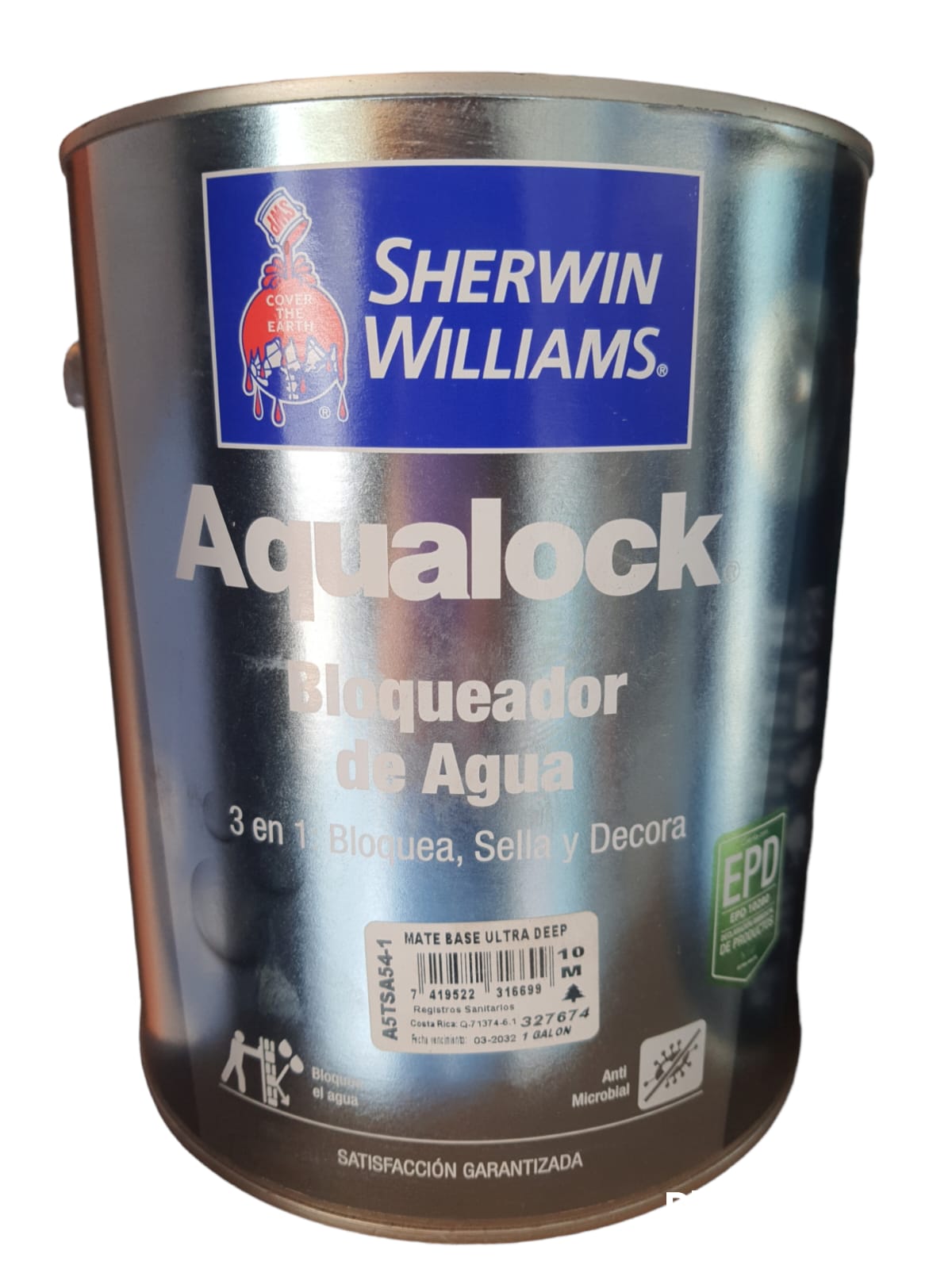 AQUALOCK BLOQUEADOR DE AGUA MATE BLANCO  - Sherwin Williams Dacsa