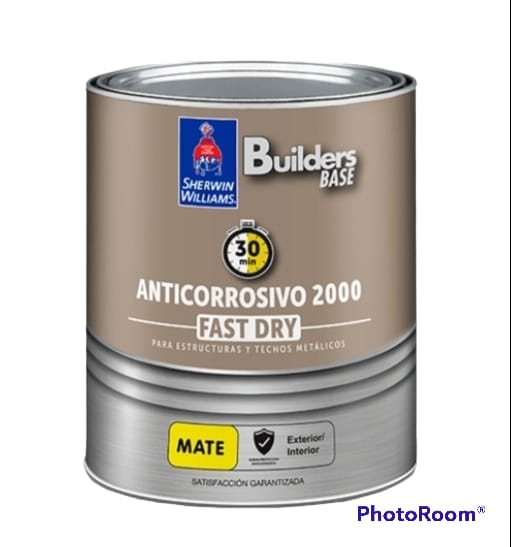 BUILDERS BASE ANTICORROSIVO 2000ESTRUCTU BRILLANTE GRIS - Sherwin Williams Dacsa