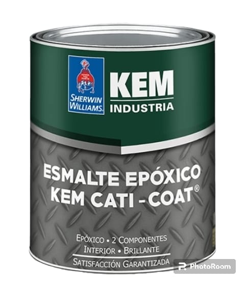 ESMALTE EPOXICO KEM CATI COAT BRILLANTE GRIS RAL 7000 (A) - Sherwin Williams Dacsa