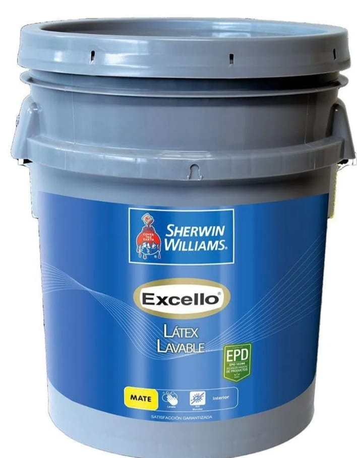 EXCELLO LATEX LAVABLE MATE ULTRA BLANCO - Sherwin Williams Dacsa