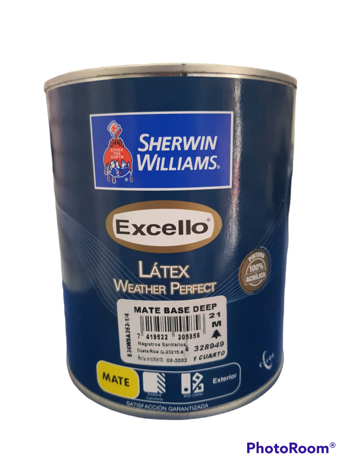 EXCELLO WEATHER PERFECT LATEX  MATE BASE DEEP - Sherwin Williams Dacsa